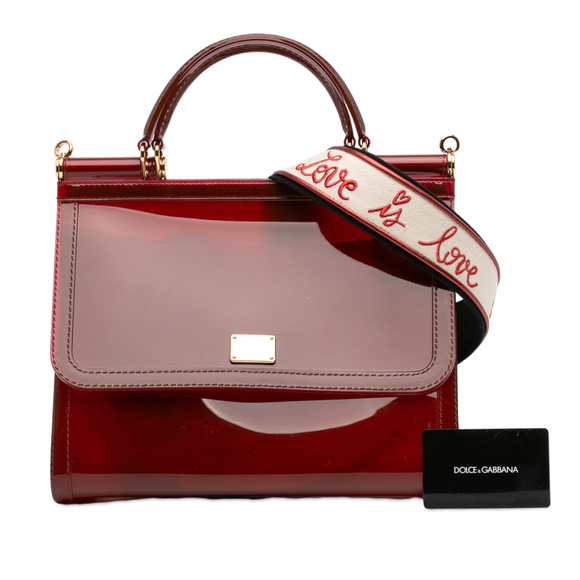 Pre-Loved Dolce & Gabbana Medium PVC Miss Sicily Satchel - Picture 10 of 10